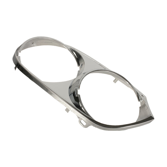 Front Headlight Rim Bezel/Surround Lh, Front Headlight Rim Bezel/Surround - Twin Headlights, Chrome Finish, Left Hand