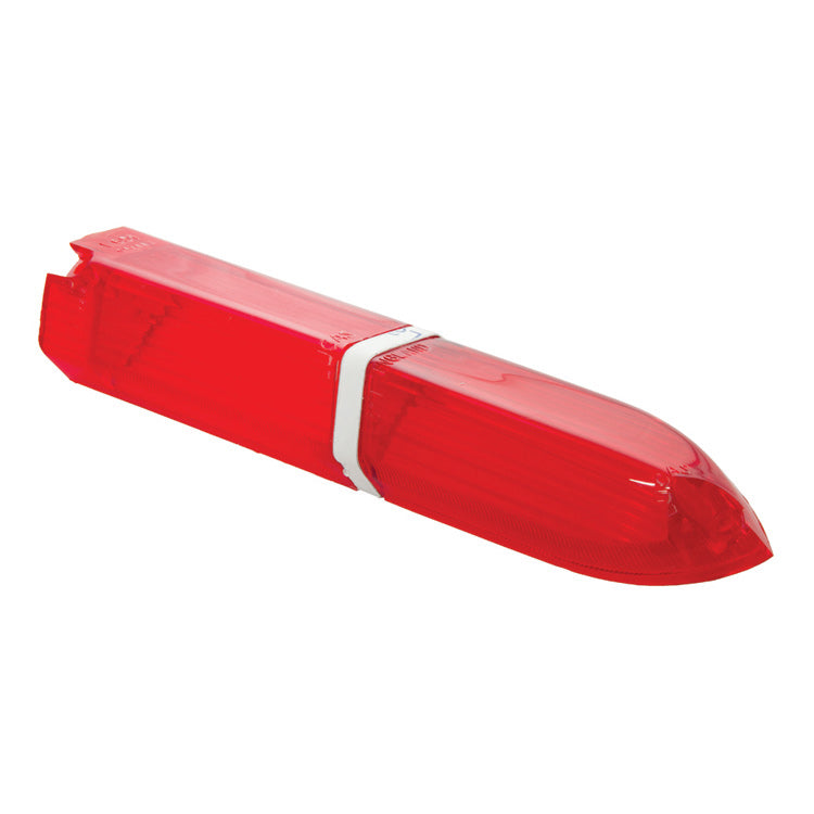 Lucas L651 Rear tail Lamp lens. All red, as fitted in the USA