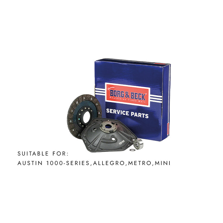 Clutch Kit 3-In-1, Clutch Kit - 3 Piece Kit, Includes Cover Plate, Friction Plate And Release Bearing.  For Austin - 1000 - Series, Allegro, Metro, Mini