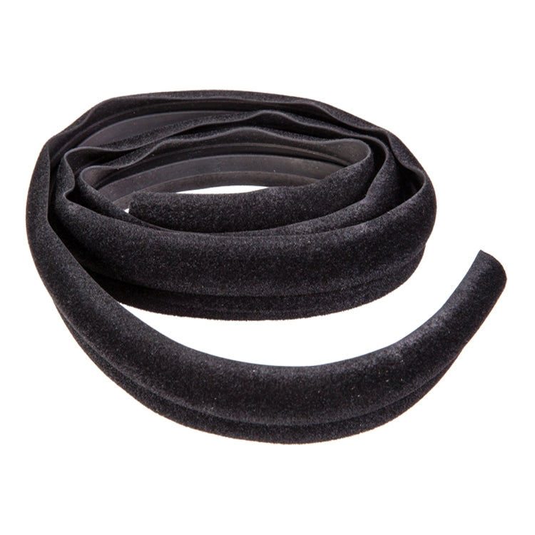 Outer Door Glass Seal, Door Glass Outer/Waist Strip Moulded Rubber Sealing Strip - Cut To An 87Cm Length