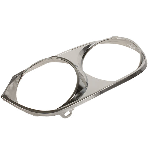 Front Headlight Rim Bezel/Surround Rh, Front Headlight Rim Bezel/Surround  - Twin Headlights, Chrome Finish, Right Hand