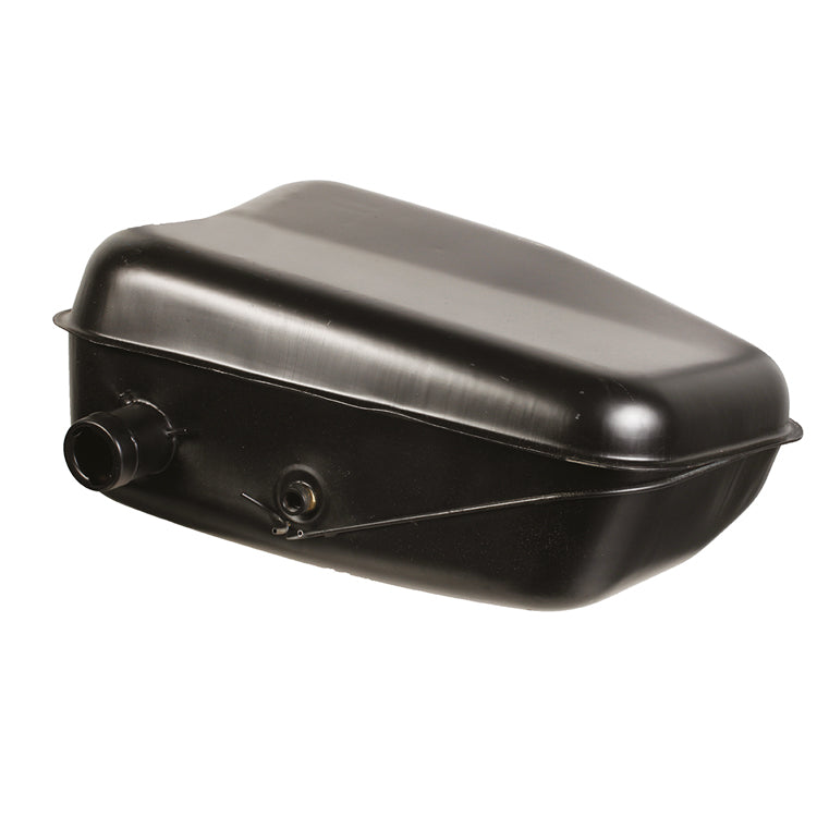 Fuel Tank Left Hand - Galvanized, Fuel Tank Left Hand, Galvanized Steel, Black Painted