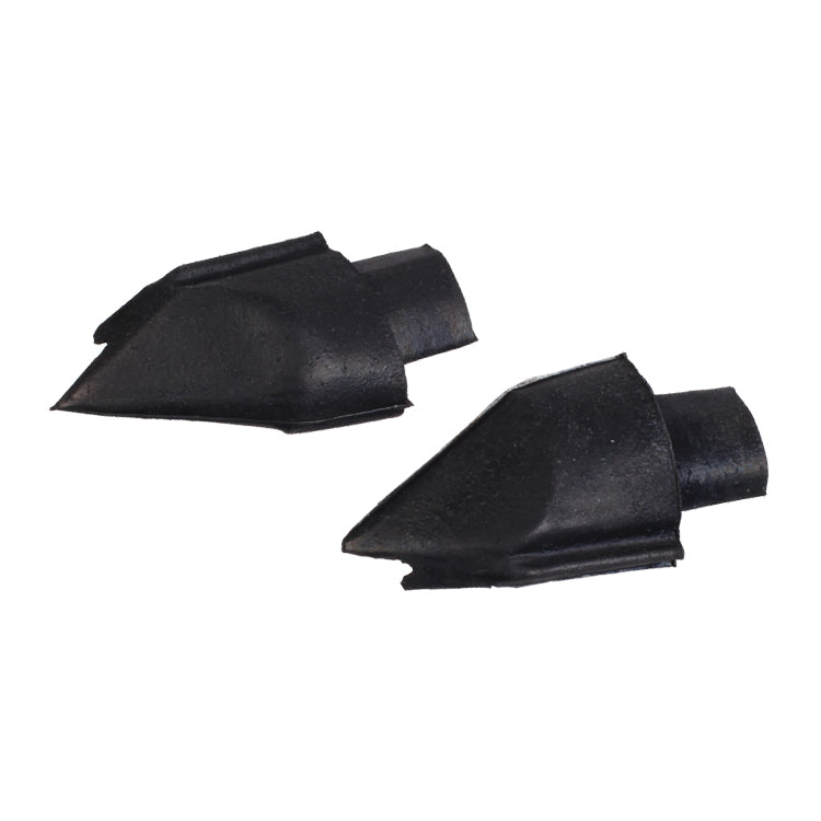 Seal End Pair, Rear Quarter Glass Vertical Seal End Rubbers