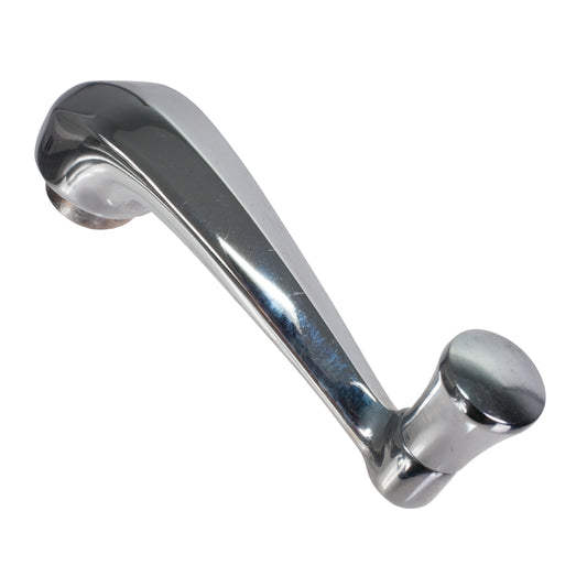 Window Winder Handle, Chromed Window Winder Handle - Square Peg Drive Style