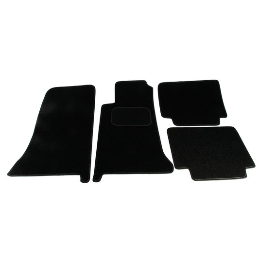 X300 Black Overmat Set Lhd, Overmat Set Black - A Set Of 4 Tailored Edge Bound Foot Well Over Mats, Supplied In Black. For Lhd Models Only.