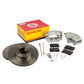 Girling up-rated 4 pot Brake Caliper kit replaces Dunlop 1 Calipers, with new vented discs