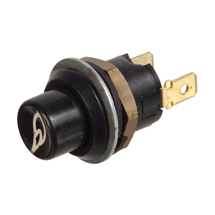 Lucas SS5 Heater Switch push button with black rim & knob